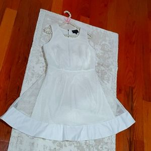 White Mesh Dress